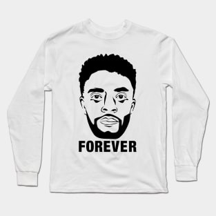 Chadwick Boseman Tribute Forever Long Sleeve T-Shirt